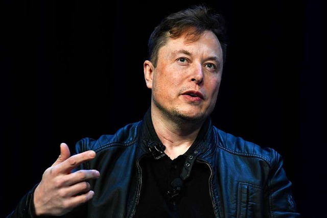 Der neue Twitter-Eigentmer Elon Musk ...nem Verhltnis zu den Geschftszahlen.  | Foto: Susan Walsh (dpa)