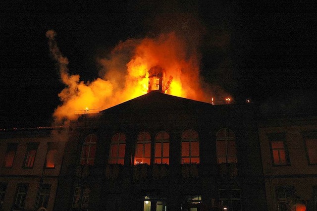 Das Rathaus wird Schauplatz der Feuerwehrbung &#8211; wie bereits 2007.  | Foto: Stadt Lahr