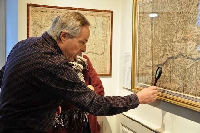 Was es auf historischen Landkarten bei einer Ausstellung in Mllheim alles zu entdecken gibt