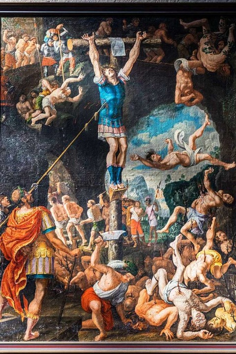 Das Bild erzhlt  vom Martyrium des heiligen Achatius.  | Foto: Martin Hau