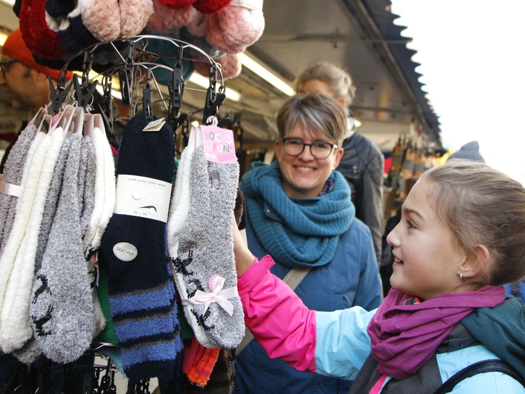 Der Katherinmarkt lockte die Menschen mit einem bunten Angebot