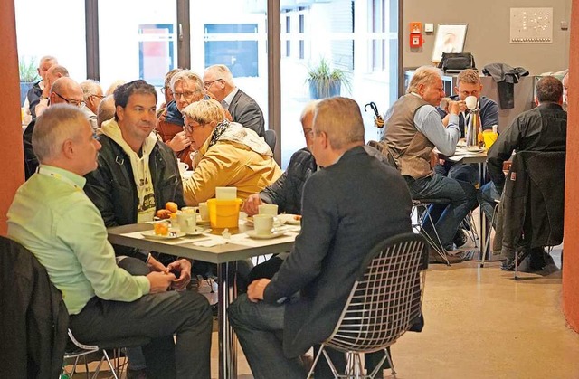 Frhstcken und sich in lockerer Runde...g bei der Veranstaltung in Sthlingen.  | Foto:  Sto SE & Co. KGaA, Sthlingen