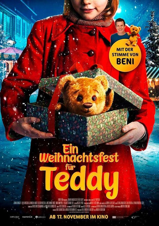 Das Filmplakat zu &#8222;Ein Weihnachtsfest fr Teddy&#8220;  | Foto: Capelight Pictures