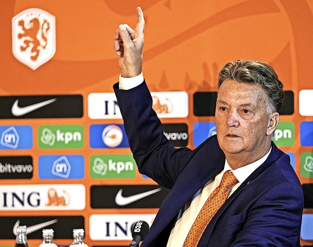 Louis van Gaal will mit den Niederlanden nochmal ganz nach oben.  | Foto: Patrick Post (dpa)