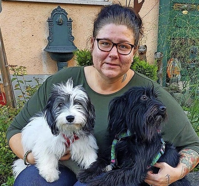 Tina Majdecki und ihre Hunde  | Foto: Privat
