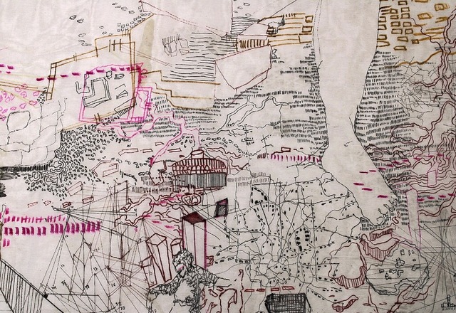 Bei Naomi Middelmann werden Gedanken zu Landkarten des Erinnerns.  | Foto: Naomi Middelmann