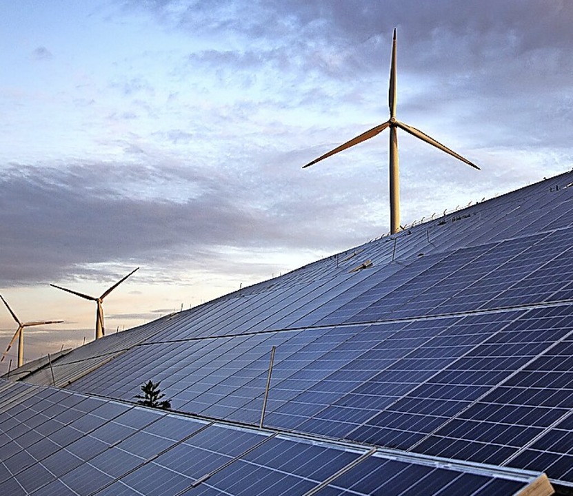 Der Verein Erneuerbare Energien setzt auf Wind- und Sonnenkraft.  | Foto: Sina Schuldt