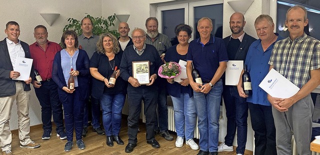 Zahlreiche Mitglieder des Musikvereins wurden geehrt.   | Foto: Musikverein