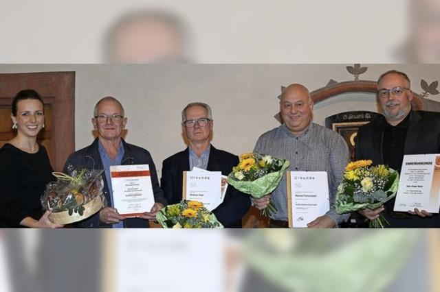 Musikverein Heiligenzell ehrt 55 langjährige Mitglieder