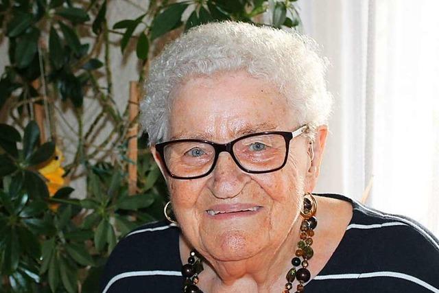 Elfriede Eggert aus Kürzell wird 90 Jahre alt