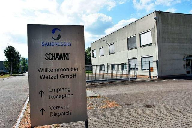 Die Firma Wetzel in Grenzach-Wyhlen macht im März 2023 dicht