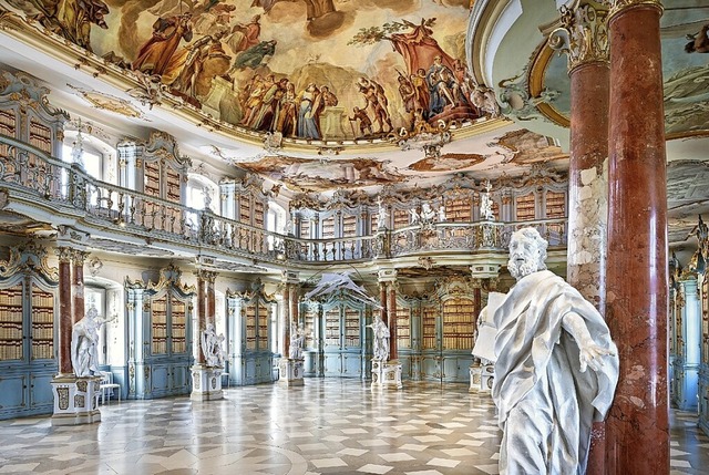 Rokoko-Juwel: der Bibliothekssaal im Kloster Schussenried  | Foto: Gnther Bayerl (Staatliche Schlsser und Grten Baden-Wrttemberg)