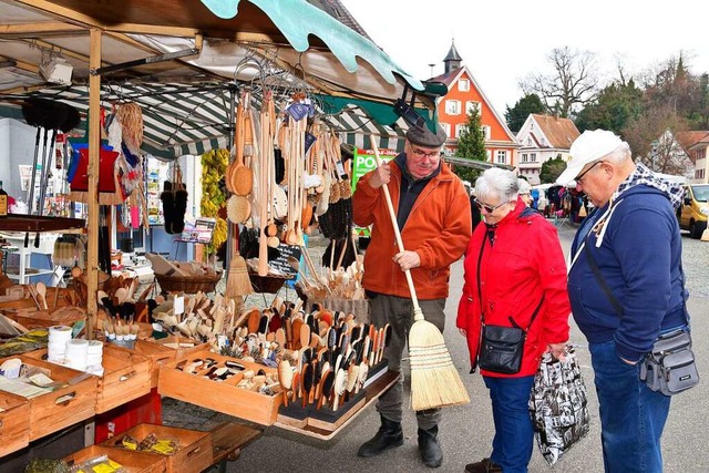Der Katharinenmarkt in Malterdingen ist ein gern besuchter Treffpunkt.  | Foto: Dieter Erggelet