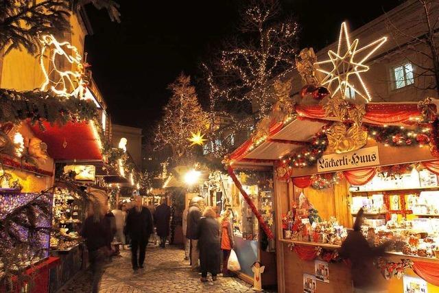 Der Basler Weihnachtsmarkt soll einer der schönsten Europas sein