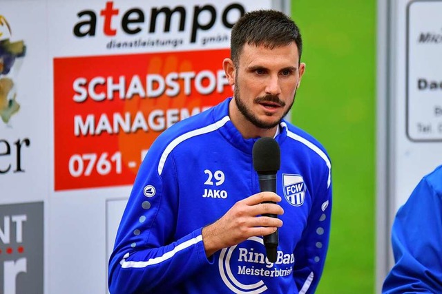 Fabian Nopper, Trainer des FC Waldkirch  | Foto: Daniel Thoma