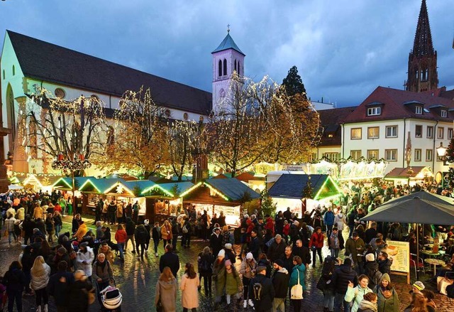 Das Amt fr ffentliche Ordnung hat St...eiburger Weihnachtsmarkt kontrolliert.  | Foto: Rita Eggstein