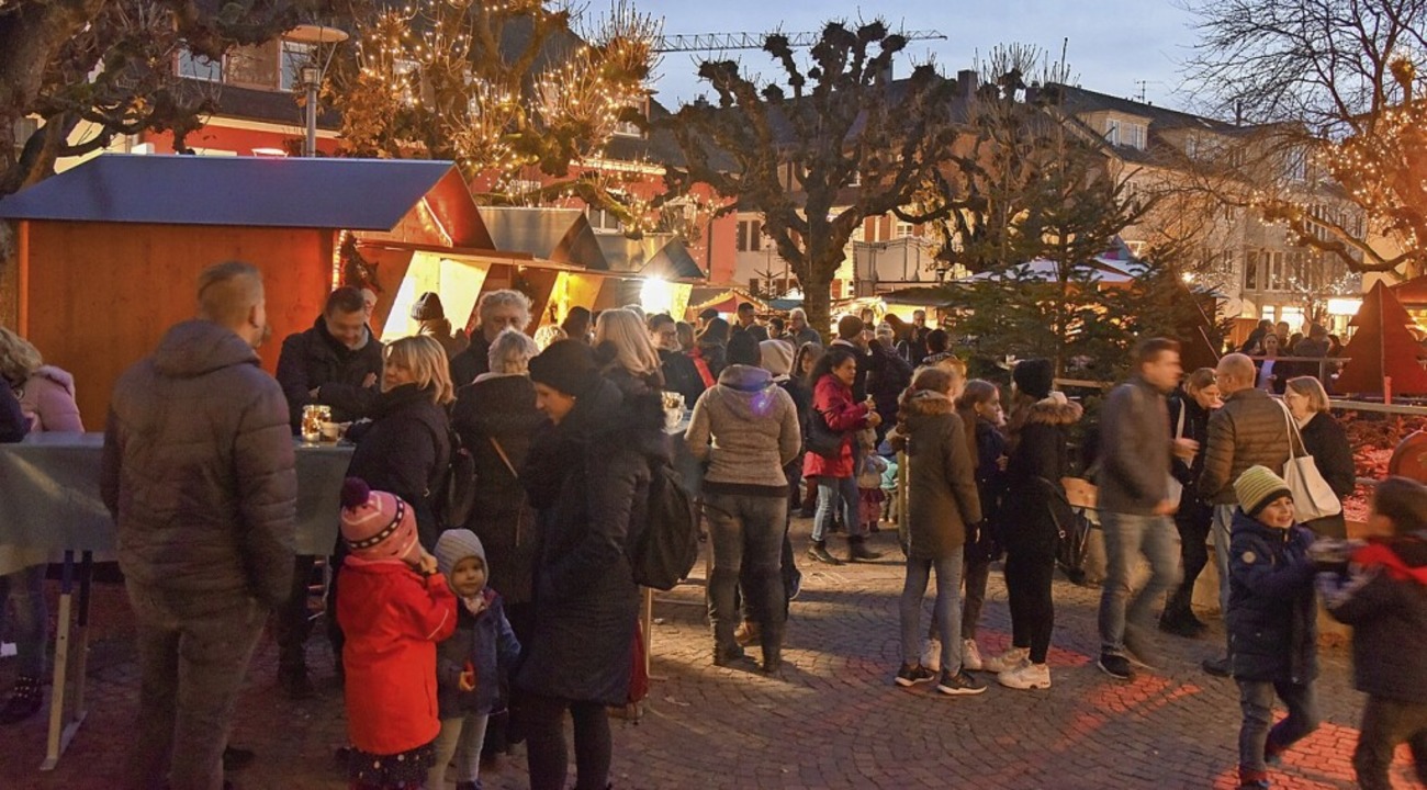 Auch der Nikolaus besucht den Markt Rheinfelden Badische Zeitung