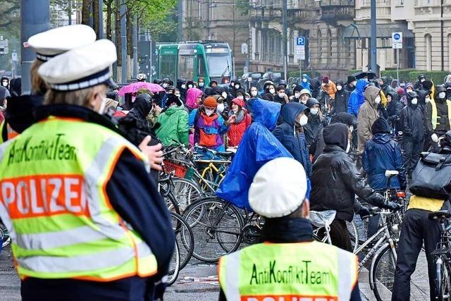 Versammlungen und Demonstrationen in der Freiburger Altstadt