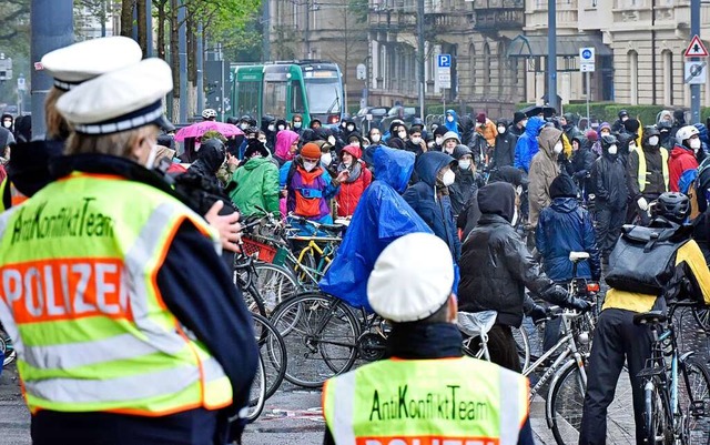 Eine Rad-Demo ist fr den Samstag angekndigt. Archivbild.  | Foto: Michael Bamberger