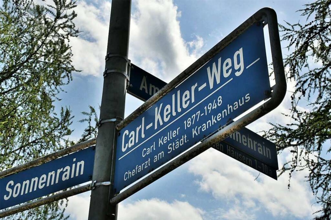 Der neue Name für den Carl-Keller-Weg steht noch nicht fest.  | Foto: Barbara Ruda
