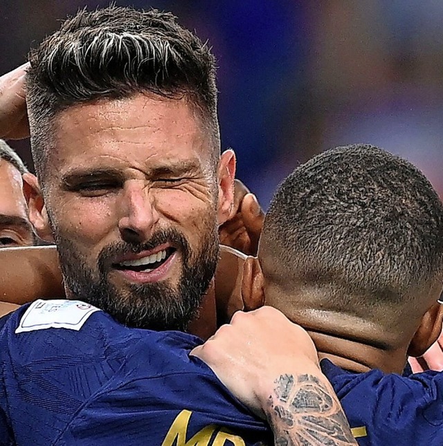 Olivier Giroud wei, wie es geht.  | Foto: FRANCK FIFE (AFP)