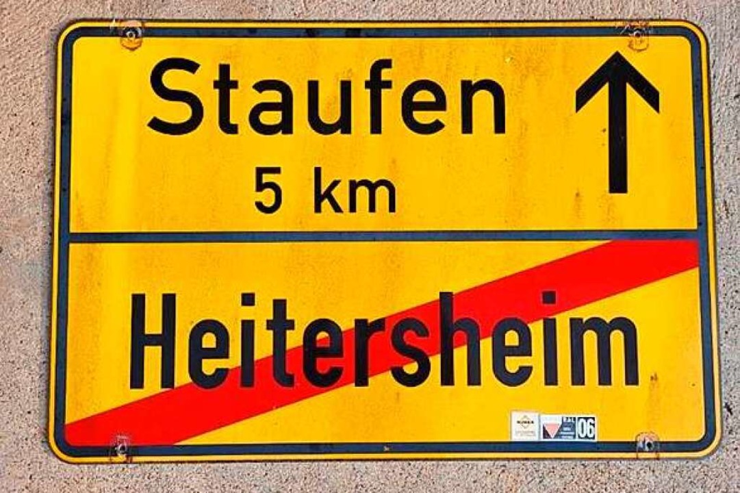 Wer von Heitersheim nach Staufen gezog...icht über ein ungewöhnliches Geschenk.  | Foto: Stadt Heitersheim