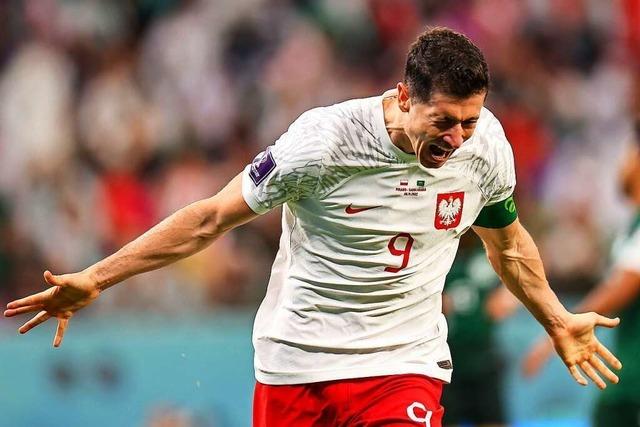 WM-Premierentor und Sieg: Lewandowski feiert 2:0 gegen Saudi-Arabien
