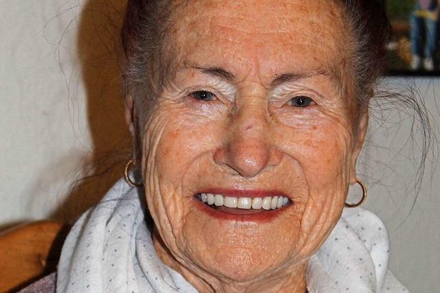 Mit viel Humor ist Agnes Böseck aus Schopfheim 90 Jahre alt geworden