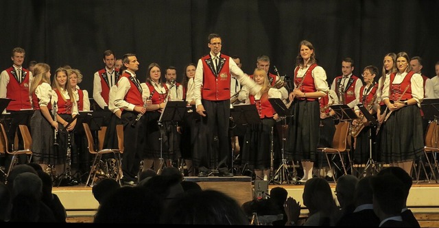 Die Gastgeber des Adventskonzerts: die Musikkapelle Schweighausen   | Foto: Roland Fischer