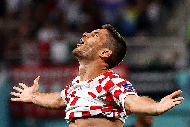 Doppeltorschtze Andrej Kramaric  | Foto: ADRIAN DENNIS (AFP)