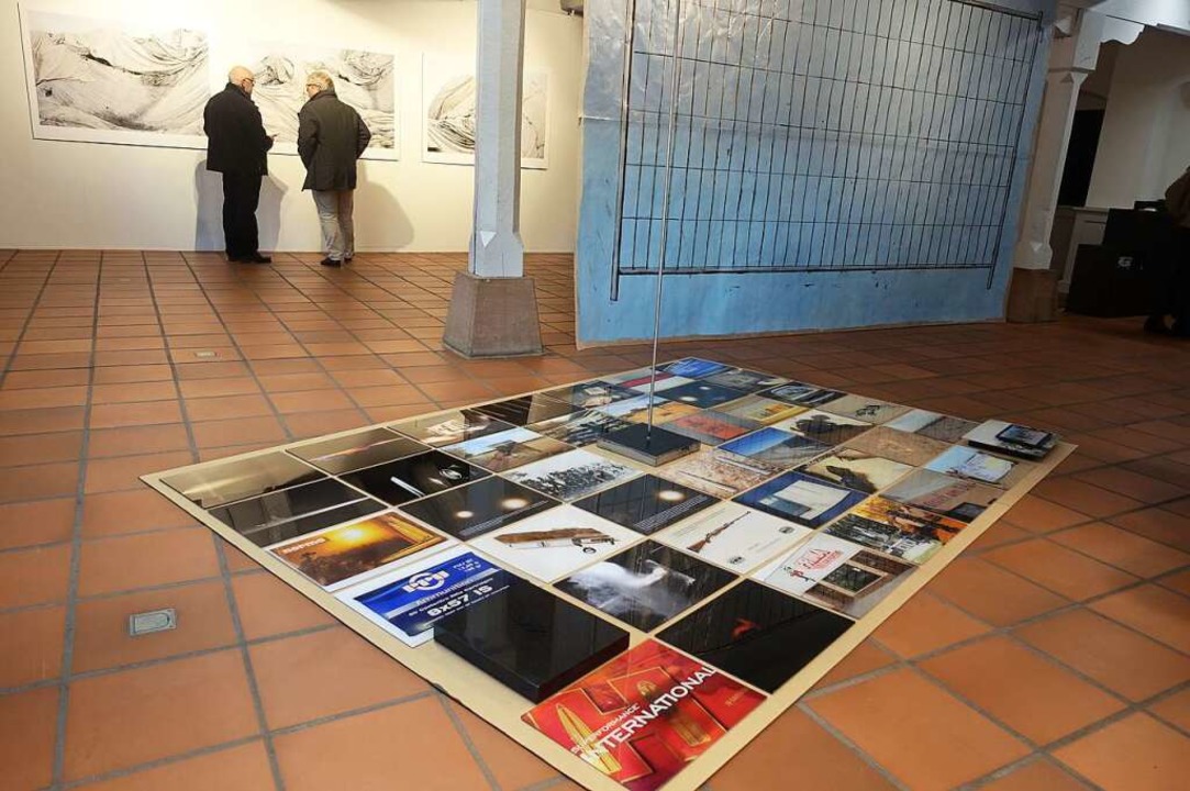 Auch die Multimedia-Bodeninstallation ...nale-Ausstellung im Weiler Stapflehus.  | Foto: Roswitha Frey