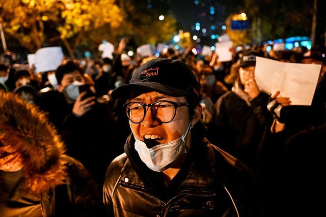 Auch von Drohungen des Regimes lassen ...hen Demonstranten nicht einschchtern.  | Foto: NOEL CELIS (AFP)