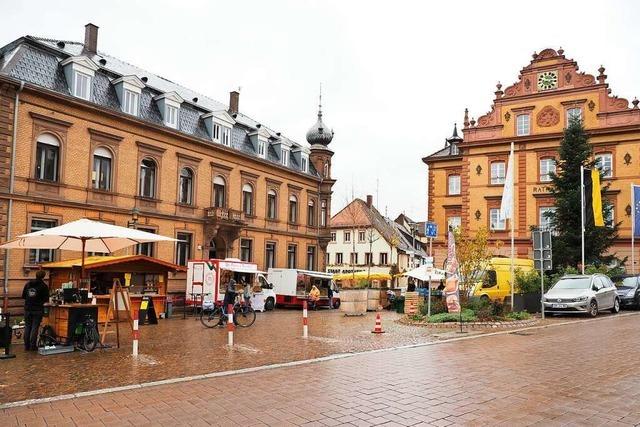 Herbolzheim sperrt Rathausplatz für sechs Monate für Autoverkehr