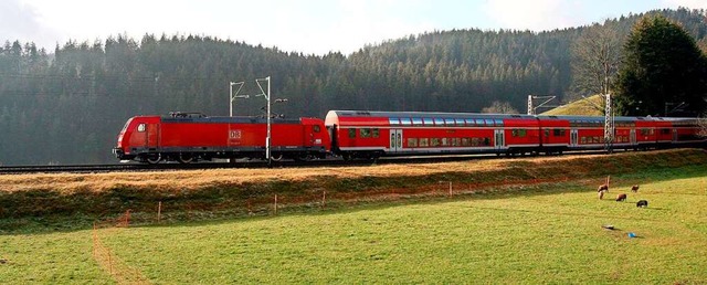 Die Schwarzwaldbahn ist eine Gebirgsba...artet und durch den Schwarzwald fhrt.  | Foto:  honorarfrei
