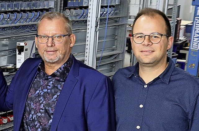 Werner Klotter (links) und Geschftsfhrer Eric Albrecht  | Foto: Roland Spether