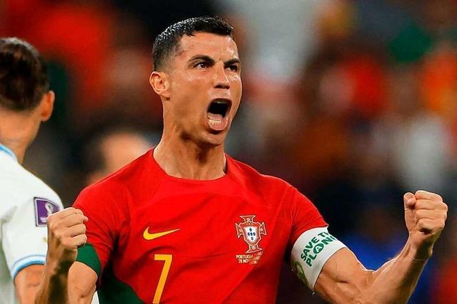 Ronaldo jubelt über Achtelfinal-Einzug Portugals nach 2:0 gegen Uruguay