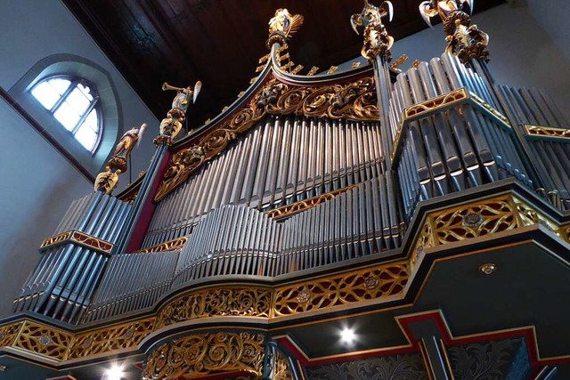 Orgeln, wie hier die des Neustdter M...findlich gegen Temperaturschwankungen.  | Foto: Peter Stellmach