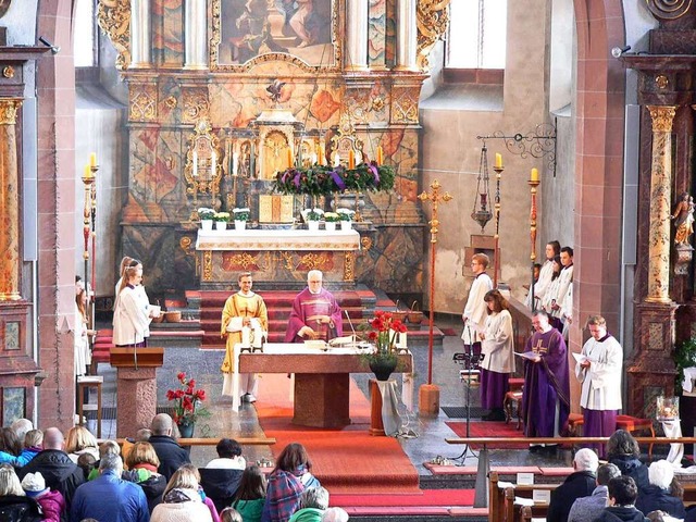 Mit einem Festgottesdienst wurde Diako...sorgeeinheit Oberes Elztal eingefhrt.  | Foto: Kurt Meier