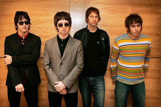 Die Band Oasis im Jahr 2006 (von links...allagher, Andy Bell and Liam Gallagher  | Foto: MIKE CLARKE
