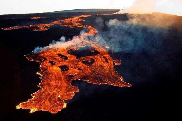 Fotos: Vulkan Mauna Loa auf Hawaii ausgebrochen