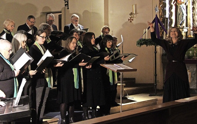 Klang wie ein gro besetzter Chor, beh...sen Tne: Der Liederkranz in Kuhbach.   | Foto: Juliana Eiland-Jung