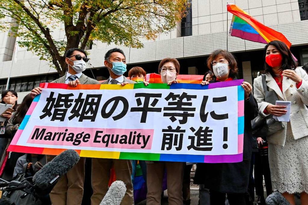 Die Ehe für alle ist in Japan vorerst gescheitert.  | Foto: KAZUHIRO NOGI (AFP)