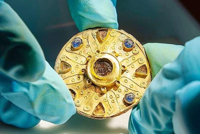 Archäologen entdecken in Basel ein Frauengrab mit Goldschmuck aus dem frühen Mittelalter
