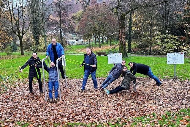 Wie einst der Trimm-dich-Pfad: Fitness-Trail im Lahrer Rosenpark eröffnet