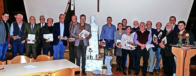 Eine Menge Ehrungen gab es beim Kolpingtag der Kolpingsfamilie Elzach.  | Foto: privat