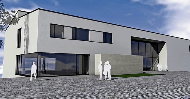 Der geplante Neubau an der Sdostseite...ehrerbereich sowie Unterrichtsrumen.   | Foto: Kopf Architekten GmbH Offenburg