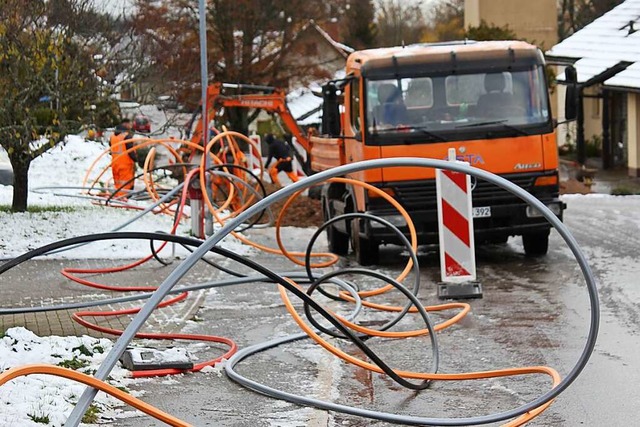 Die Arbeiten in Eisenbach beginnen.  | Foto: Gert Brichta