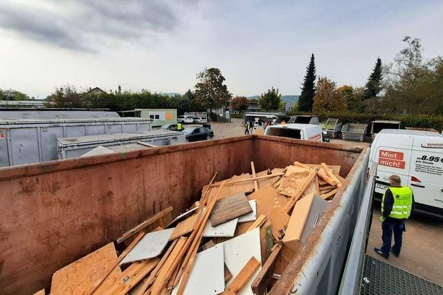 Die Zukunft der Recyclinghfe im Kreis Lrrach wird noch zu reden geben