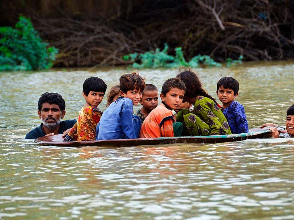 Im August 2022 wurde Pakistan von heftigen Monsunregenfllen heimgesucht.