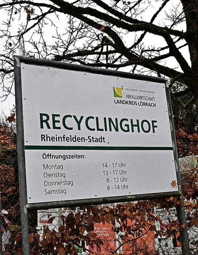 Der Kernstadtbeirat will den Recyclinghof erhalten.  | Foto: Heinz und Monika Vollmar